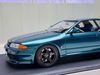 XE MÔ HÌNH NISSAN SKYLINE GT-R R32 CUSTOMIZED VERSION MIDNIGHT GREEN,TỶ LỆ 1/18 MOTORHELIX
