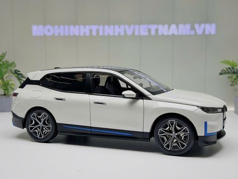  XE MÔ HÌNH BMW IX WHITE METALLIC,TỶ LỆ 1/18 MINICHAMPS 