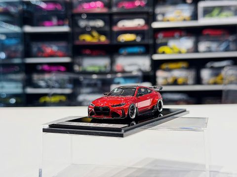  XE MÔ HÌNH BMW M4 RED METALLIC,TỶ LỆ 1/64 STREET WARRIOR 