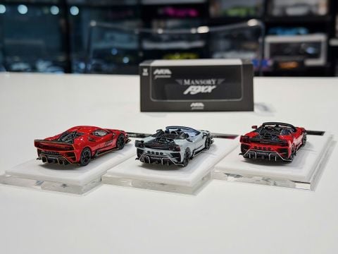  XE MÔ HÌNH FERRARI F9 XX MANSORY,TỶ LỆ 1/64 HKM 