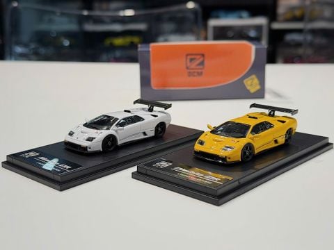 XE MÔ HÌNH LAMBORGHINI DIABLO GTR,TỶ LỆ 1/64 DCM 