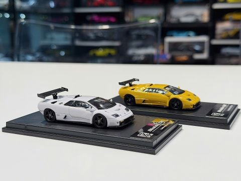 XE MÔ HÌNH LAMBORGHINI DIABLO GTR,TỶ LỆ 1/64 DCM 