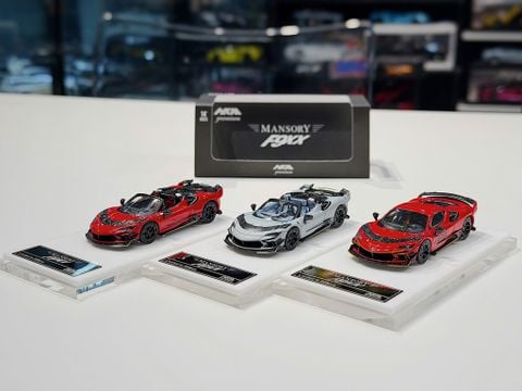  XE MÔ HÌNH FERRARI F9 XX MANSORY,TỶ LỆ 1/64 HKM 