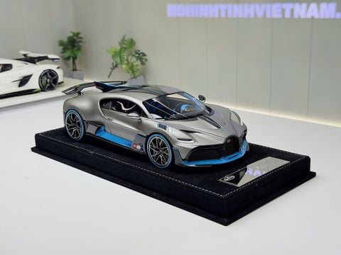  XE MÔ HÌNH BUGATTI DIVO PEBBLE BEACH AUTO SHOW EDITION,TỶ LỆ 1/18 HENSON HEAVEN 