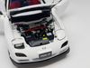 XE MÔ HÌNH MAZDA RX7 SPIRIT R WHITE,TỶ LỆ 1/18 POLAR MASTER