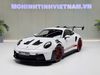 XE MÔ HÌNH PORSCHE 911 GT3 RS  2022 WHITE / PYRO RED,TỶ LỆ 1/18 NOREV