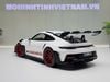 XE MÔ HÌNH PORSCHE 911 GT3 RS  2022 WHITE / PYRO RED,TỶ LỆ 1/18 NOREV