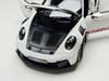 XE MÔ HÌNH PORSCHE 911 GT3 RS  2022 WHITE / PYRO RED,TỶ LỆ 1/18 NOREV