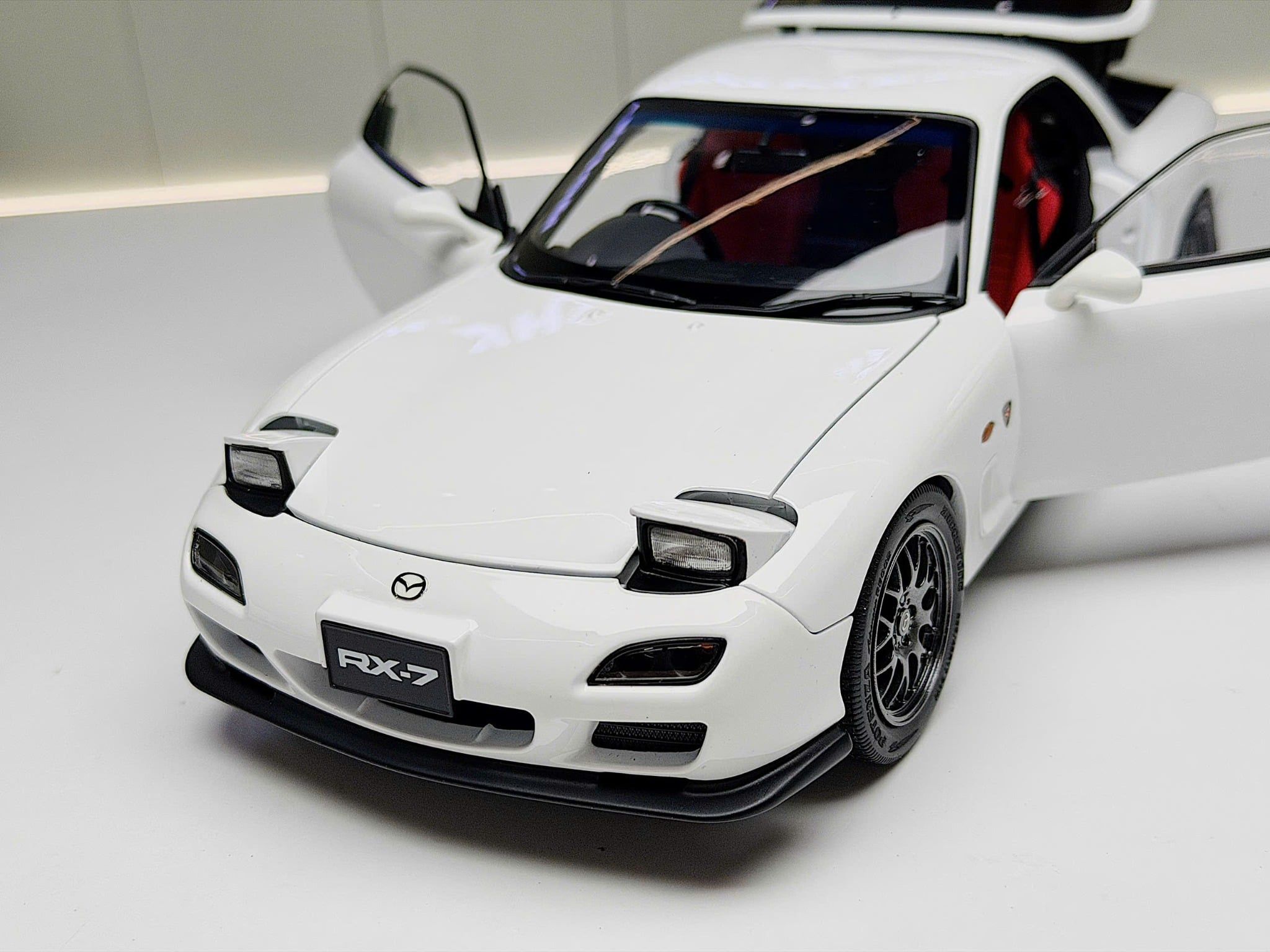 XE MÔ HÌNH MAZDA RX7 SPIRIT R WHITE,TỶ LỆ 1/18 POLAR MASTER – Mô Hình ...