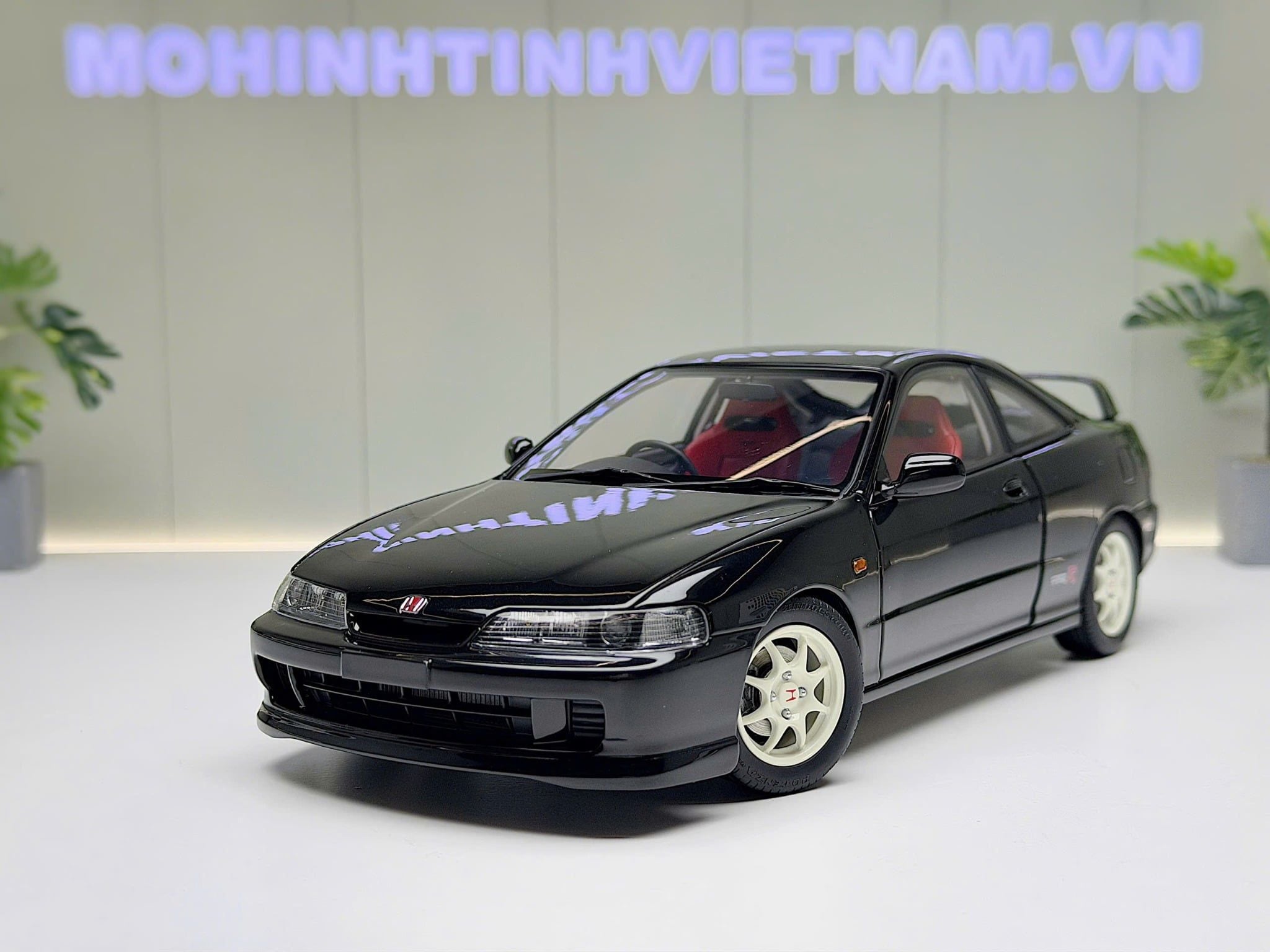 XE MÔ HÌNH HONDA INTEGRA TYPE R DC2 FLAMENCO BLACK PEARL,TỶ LỆ 1/18 MOTORHELIX