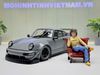 XE MÔ HÌNH PORSCHE RWB + FIGURE AKIRA NAKAI,TỶ LỆ 1/18 SOLIDO