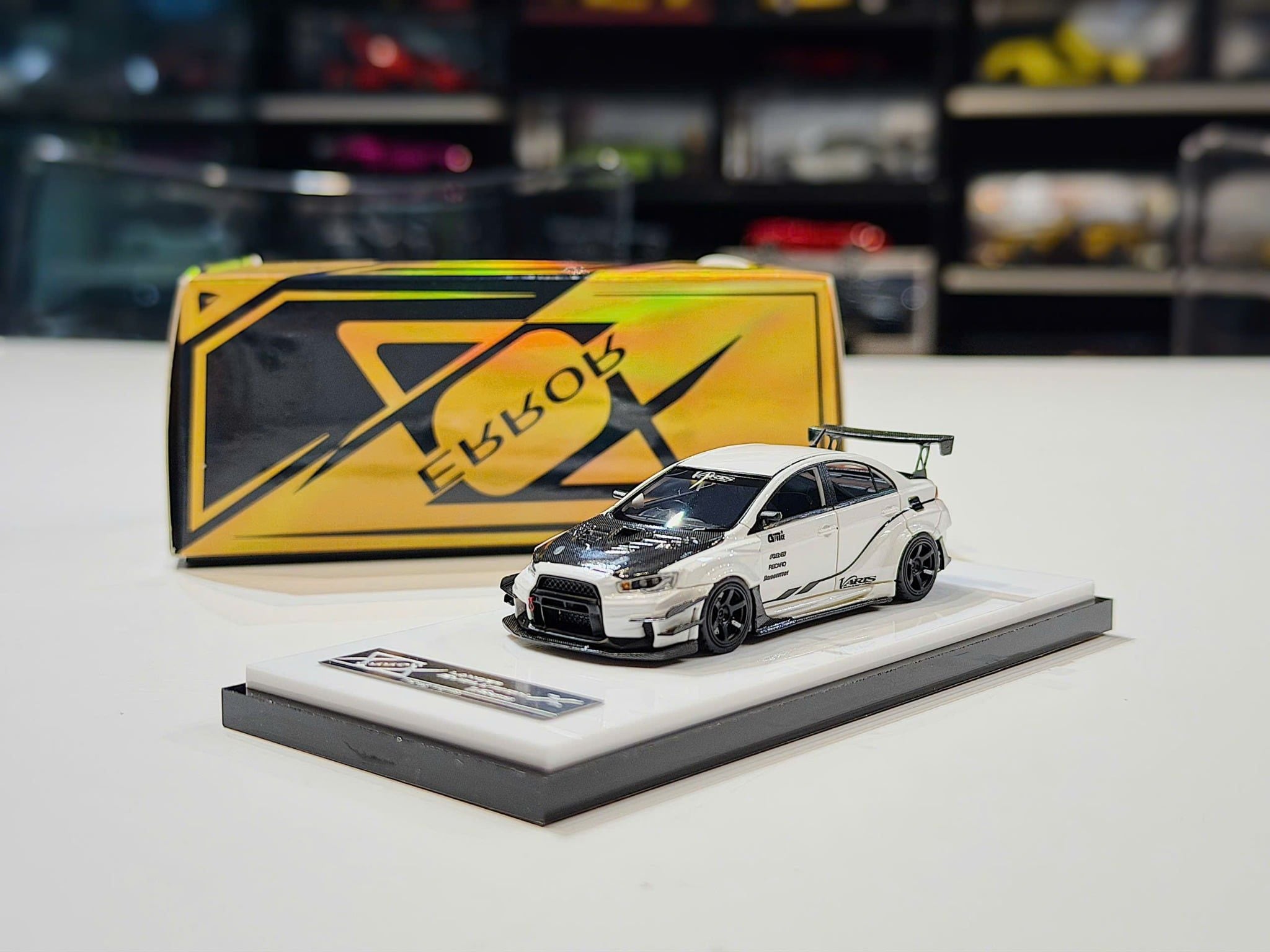 XE MÔ HÌNH MITSUBISHI LANCER EVOLUTION X WHITE,TỶ LỆ 1/64 404ERROR