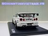 XE MÔ HÌNH NISSAN GT-R R34 TOP SECRET WHITE,TỶ LỆ 1/18 IGNITION