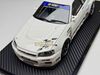 XE MÔ HÌNH NISSAN GT-R R34 TOP SECRET WHITE,TỶ LỆ 1/18 IGNITION