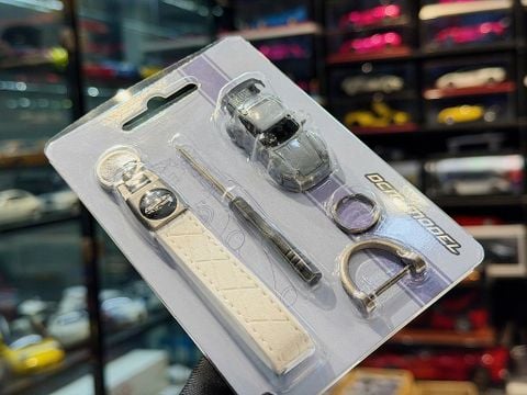  MÓC KHÓA XE MÔ HÌNH PORSCHE RWB,DCM MODEL 