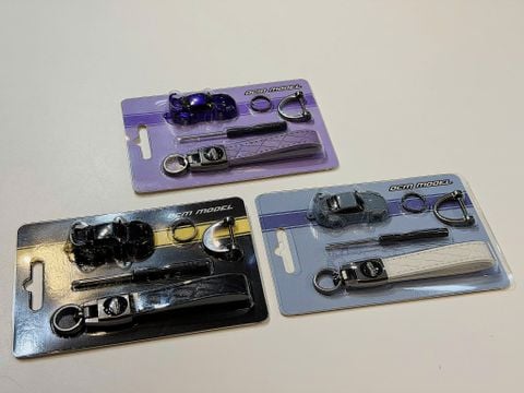  MÓC KHÓA XE MÔ HÌNH PORSCHE RWB,DCM MODEL 