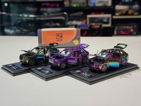  XE MÔ HÌNH ROLLS ROYCE CULLINAN,TỶ LỆ 1/64 DCM 