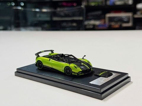  XE MÔ HÌNH PAGANI HUAYRA BC GREEN,TỶ LỆ 1/64 LCD 