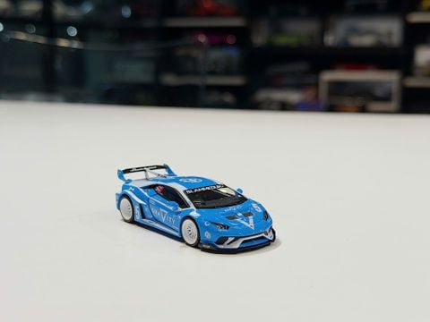  XE MÔ HÌNH LAMBORGHINI HURACAN GT LB WORKS GRAVITY,TỶ LỆ 1/64 MINIGT 