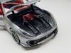 XE MÔ HÌNH FERRARI 812  COMPETIZIONE GREY,TỶ LỆ 1/18 BBURAGO