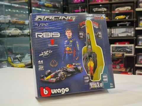  XE MÔ HÌNH ORACLE RED BULL RACING RB19 - MAX VERSTAPPEN,TỶ LỆ 1/24 BBURAGO 
