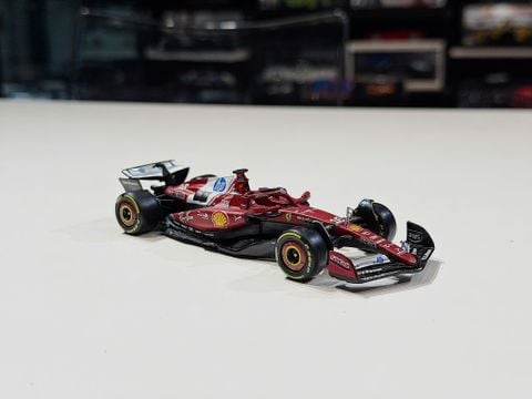  XE MÔ HÌNH F1 FERRARI SF-25 44 LEWIS HAMILTON,TỶ LỆ 1/43 BBURAGO 
