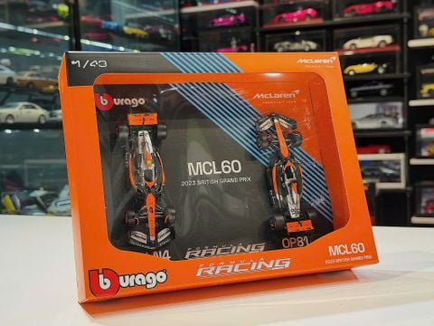  XE MÔ HÌNH MLC60 2023 BRITISH GRAND PRIX,TỶ LỆ 1/43 BBURAGO 