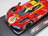 XE MÔ HÌNH FERRARI 499P LE MANS HYPER 2024 CHAMPION #50 DELUXE,TỶ LỆ 1/18 BBURAGO