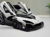 XE MÔ HÌNH MC LAREN SENNA GTR PEARL WHITE,TỶ LỆ 1/18 LCD
