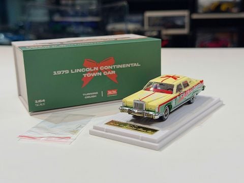  XE MÔ HÌNH 1979 LINCOLN CONTINENTAL TWON CAR,TỶ LỆ 1/64 TURNING CRUSH 