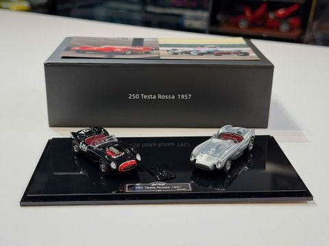 XE MÔ HÌNH FERRARI 250 TESTA ROSSA,TỶ LỆ 1/64 GFCC 