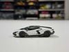 XE MÔ HÌNH LAMBORGHINI REVUELTO WHITE,TỶ LỆ 1/64 HUNGHINH