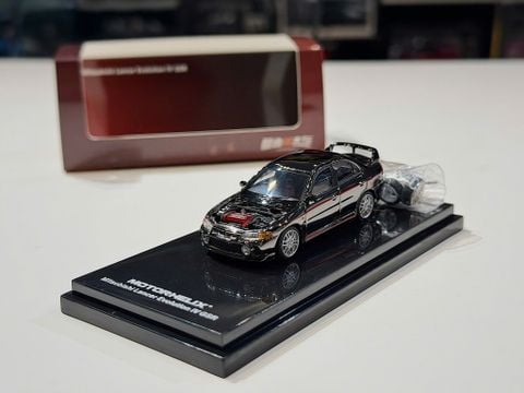  XE MÔ HÌNH MITSUBISHI LANCER EVOLUTION IV GSR,TỶ LỆ 1/64 MOTORHELIX 
