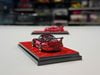 XE MÔ HÌNH PORSCHE RWB 993 - 964 SUPREME RED CHROME,TỶ LỆ 1/64 FLAME