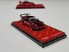 XE MÔ HÌNH PORSCHE RWB 993 - 964 SUPREME RED CHROME,TỶ LỆ 1/64 FLAME