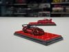 XE MÔ HÌNH PORSCHE RWB 993 - 964 SUPREME RED CHROME,TỶ LỆ 1/64 FLAME