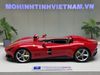 XE MÔ HÌNH FERRARI MONZA SP1 ROSSO CORSA ITALIA STRIPE,TỶ LỆ 1/18 HERMES COLLECTION