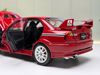 XE MÔ HÌNH MITSUBISHI LANCER EVOLUTION VI GSR WHITE SCOTIA,TỶ LỆ 1/18 MOTORHELIX