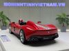 XE MÔ HÌNH FERRARI MONZA SP1 ROSSO CORSA ITALIA STRIPE,TỶ LỆ 1/18 HERMES COLLECTION