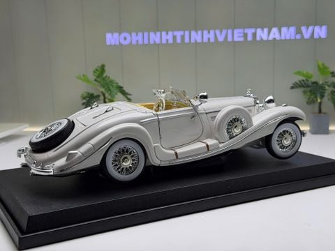 XE MÔ HÌNH MERCEDES BENZ 500K TYP SPECIALROADSTER 1936,TỶ LỆ 1/18 MAISTO 