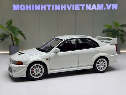  XE MÔ HÌNH MITSUBISHI LANCER EVOLUTION VI GSR PASSION RED,TỶ LỆ 1/18 MOTORHELIX 