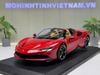 XE MÔ HÌNH FERRARI SF90 SPYDER ROSSO CORSA,TỶ LỆ 1/18 BBURAGO
