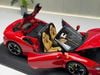 XE MÔ HÌNH FERRARI SF90 SPYDER ROSSO CORSA,TỶ LỆ 1/18 BBURAGO