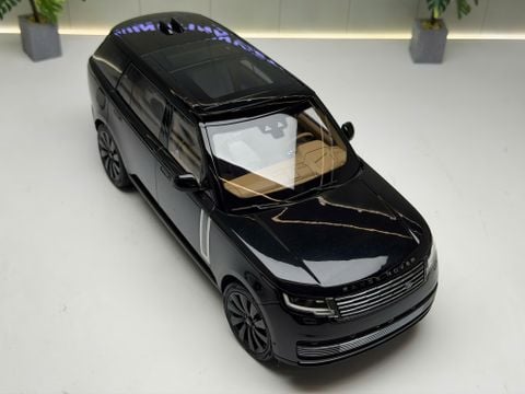  XE MÔ HÌNH RANGE ROVER SV AUTOBIOGRAPHY BLACK,TỶ LỆ 1/18 LCD 