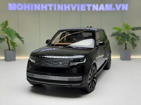 XE MÔ HÌNH RANGE ROVER SV AUTOBIOGRAPHY BLACK,TỶ LỆ 1/18 LCD 