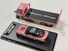 XE MÔ HÌNH NISSAN 180SX ROCKET BUNNY X CUSTOM TOW TRUCK METALLIC PINK,TỶ LỆ 1/64 MICRO TURBO