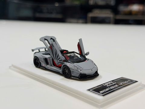 XE MÔ HÌNH LAMBORGHINI AVENTADOR LP720-4 GREY,TỶ LỆ 1/64 RHINO 