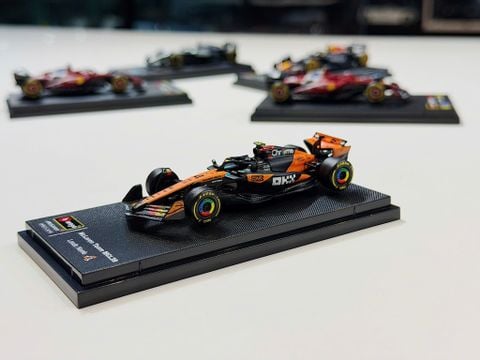  XE MÔ HÌNH MC LAREN TEAM MCL39 #4 LANDO NORRIS,TỶ LỆ 1/64 BBURAGO 