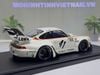 XE MÔ HÌNH PORSCHE RWB BODYKIT KATO-SAN WHITE 2023,TỶ LỆ 1/18 GTSPIRIT