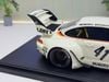 XE MÔ HÌNH PORSCHE RWB BODYKIT KATO-SAN WHITE 2023,TỶ LỆ 1/18 GTSPIRIT